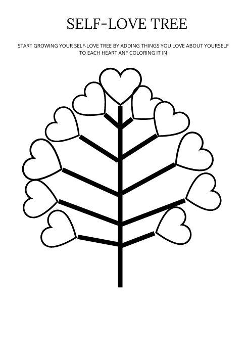 Evolvory - Self Love Planner Canva A4