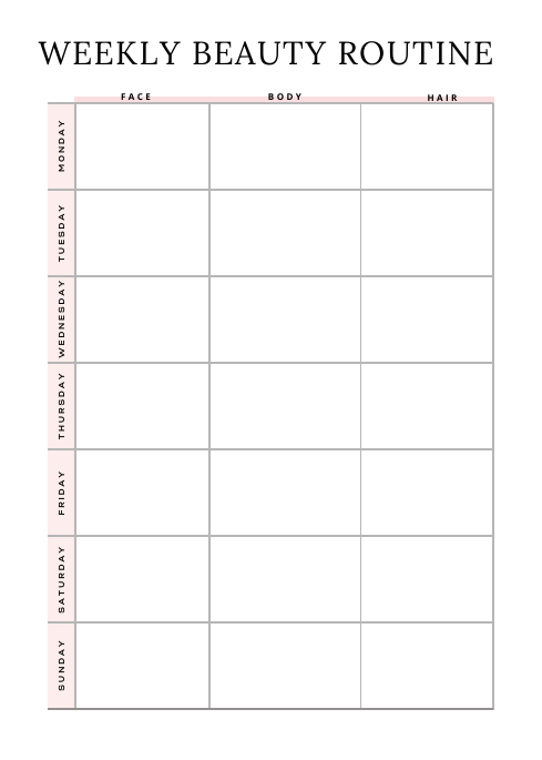 Evolvory - Self Care Planner A4