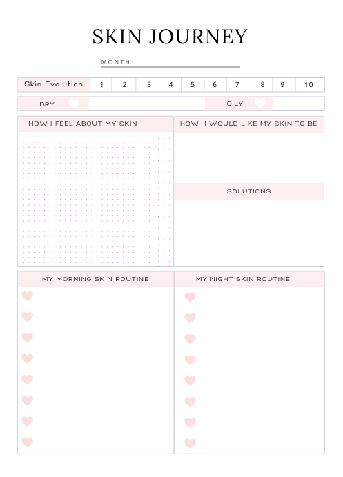 Evolvory - Self Care Planner A4