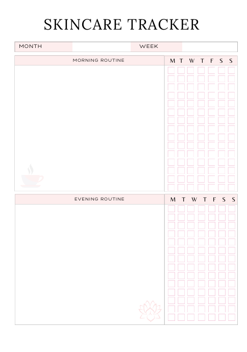 Evolvory - Self Care Planner A4