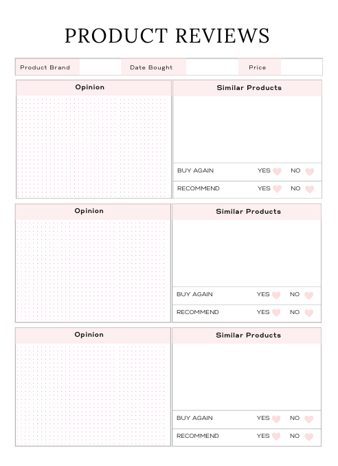 Evolvory - Self Care Planner A4