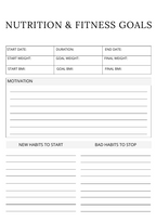 Evolvory - Nutrition Planner  A4