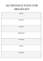 Evolvory - Nutrition Planner  A4