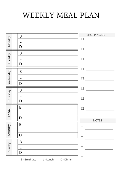 Evolvory - Nutrition Planner  A4