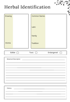 Evolvory - Herbs and Essential Oils Planner