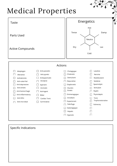Evolvory - Herbs and Essential Oils Planner