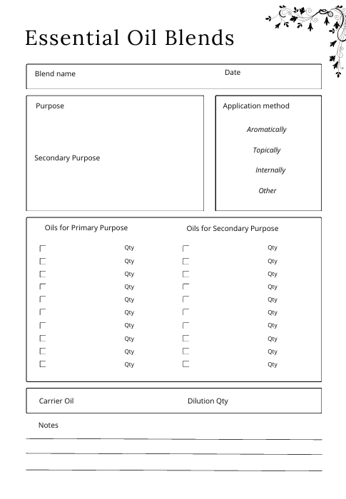 Evolvory - Herbs and Essential Oils Planner