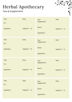 Evolvory - Herbs and Essential Oils Planner