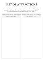 Evolvory - Law of Attraction Planner Canva