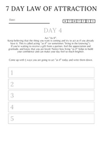 Evolvory - Law of Attraction Planner Canva