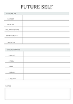 Evolvory - Law of Attraction Planner Canva