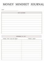 Evolvory - Money Mindset Journal