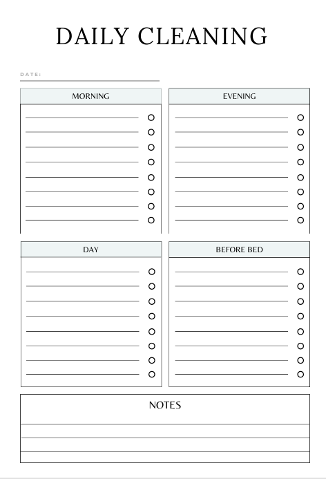 Evolvory - Decluttering & Cleaning Planner