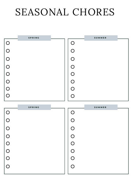 Evolvory - Decluttering & Cleaning Planner