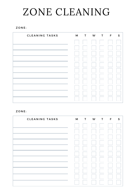 Evolvory - Decluttering & Cleaning Planner