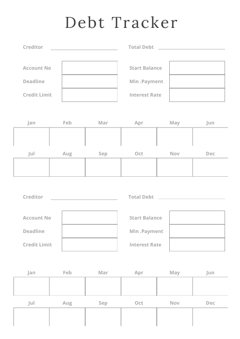 Evolvory - Debt Trackers