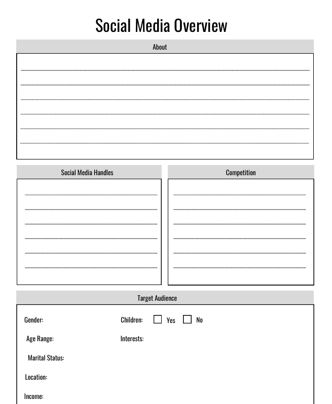 Evolvory - Social Media Monthly Post Planner