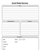 Evolvory - Social Media Monthly Post Planner