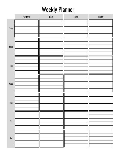Evolvory - Social Media Monthly Post Planner